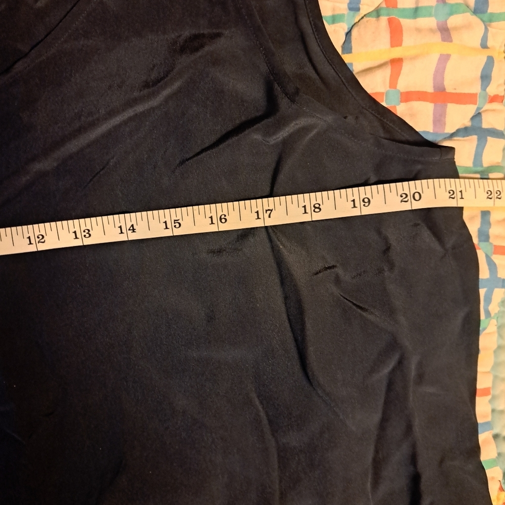 Nordstrom new tank top size 16🖤❤️ 100% silk - Picture 8 of 10